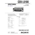 SONY CDXL510X Service Manual cover photo