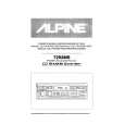 ALPINE 7292MS Owner's Manual cover photo