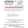 HITACHI 42HDX62 Owner's Manual cover photo