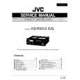 JVC KSRX315E/G Service Manual cover photo