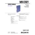 SONY WMEX921 Service Manual cover photo