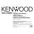 KENWOOD KDCPS907 Owner's Manual cover photo