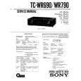 SONY TCWR790 Service Manual cover photo