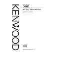 KENWOOD D705I Owner's Manual cover photo