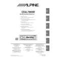 ALPINE CDA7865R Owner's Manual cover photo