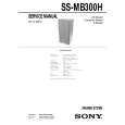 SONY SSMB300H Service Manual cover photo