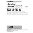 PIONEER SX316 Service Manual cover photo
