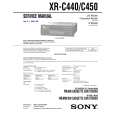 SONY XRC440 Service Manual cover photo