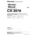 PIONEER CX-3078 Service Manual cover photo