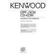 KENWOOD CD423M Owner's Manual cover photo