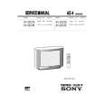 SONY KV25C3D Service Manual cover photo