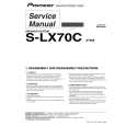 PIONEER S-LX70C/XTW/E Service Manual cover photo