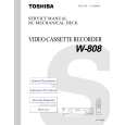 TOSHIBA W808 Service Manual cover photo