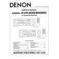 DENON AVR600 Service Manual cover photo