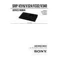 SONY SRPV316 Service Manual cover photo