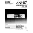 AKAI AMU-U7 Owner's Manual cover photo