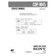 SONY CDPM45 Service Manual cover photo