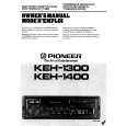 PIONEER KEH-1300 Owner's Manual cover photo