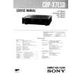 SONY CDPX7ESD Service Manual cover photo