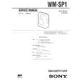 SONY WMSP1 Service Manual cover photo