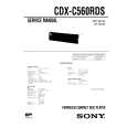SONY CDXC560RDS Service Manual cover photo