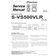 PIONEER S-VS500VLR/XTL/NC Service Manual cover photo