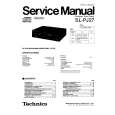 TECHNICS SLPJ27 Service Manual cover photo