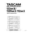 TEAC 112MKII Owner's Manual cover photo