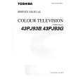 TOSHIBA 43PJ93G Service Manual cover photo