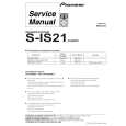 PIONEER S-IS21/XJI/NC Service Manual cover photo