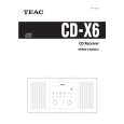 TEAC CD-X6 Owner's Manual cover photo