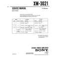 SONY XM-3021 Service Manual cover photo