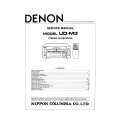 DENON UD-M3 Service Manual cover photo