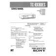 SONY TCRX80ES Service Manual cover photo