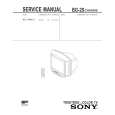 SONY KVJ14M1 Service Manual cover photo