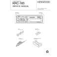 KENWOOD KRC165 Service Manual cover photo