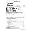 PIONEER BDV1100 Service Manual cover photo