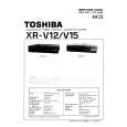 TOSHIBA XRV12 Service Manual cover photo