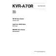 KENWOOD KVRA70R Owner's Manual cover photo