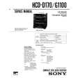 SONY HCD-G1100 Service Manual cover photo
