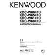 KENWOOD KDC-W6041U Owner's Manual cover photo