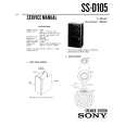 SONY SSD105 Service Manual cover photo