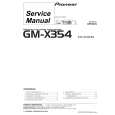 PIONEER GM-X354/XR/ES Service Manual cover photo