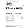PIONEER TS-WX105A/XCN/EW Service Manual cover photo