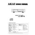 AKAI CD-73 Service Manual cover photo