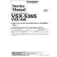 PIONEER VSX436 Service Manual cover photo