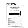DENON DCD660 Service Manual cover photo