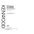 KENWOOD DPM5550 Owner's Manual cover photo