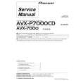 PIONEER AVX7000 I Service Manual cover photo