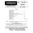 HITACHI 50GX49B Owner's Manual cover photo